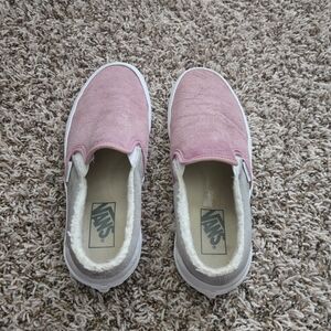 Vans Blush Pink Slip-On Shoes